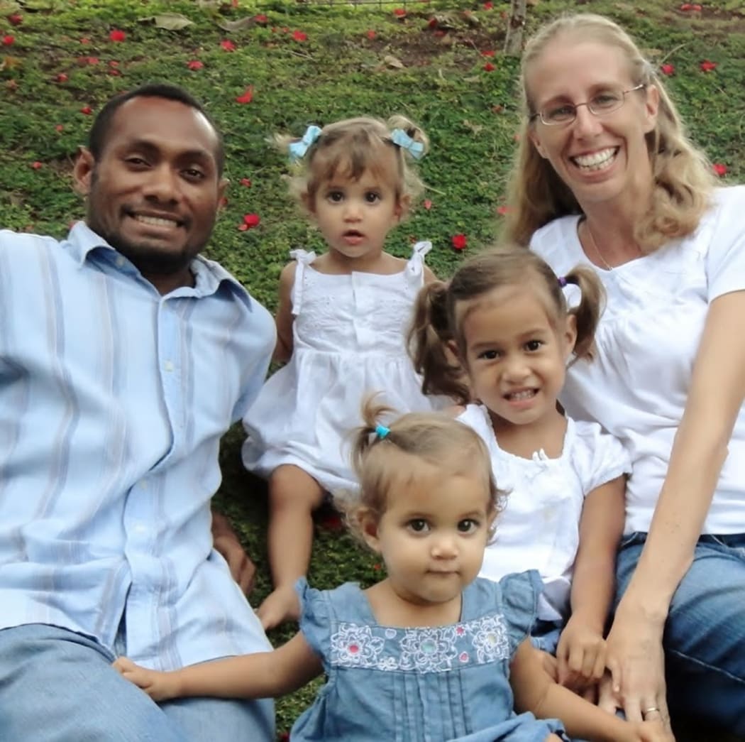 The woman behind the letter is Australian Jennifer Ragaruma. She's here with her  husband Morgan and their children.