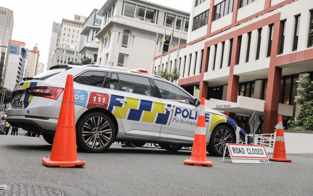 One person was taken to hospital in a critical condition after an incident on The Terrace in Wellington 2 November 2023.