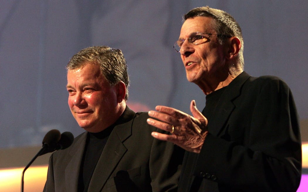 Leonard Nimoy  and William Shatner
