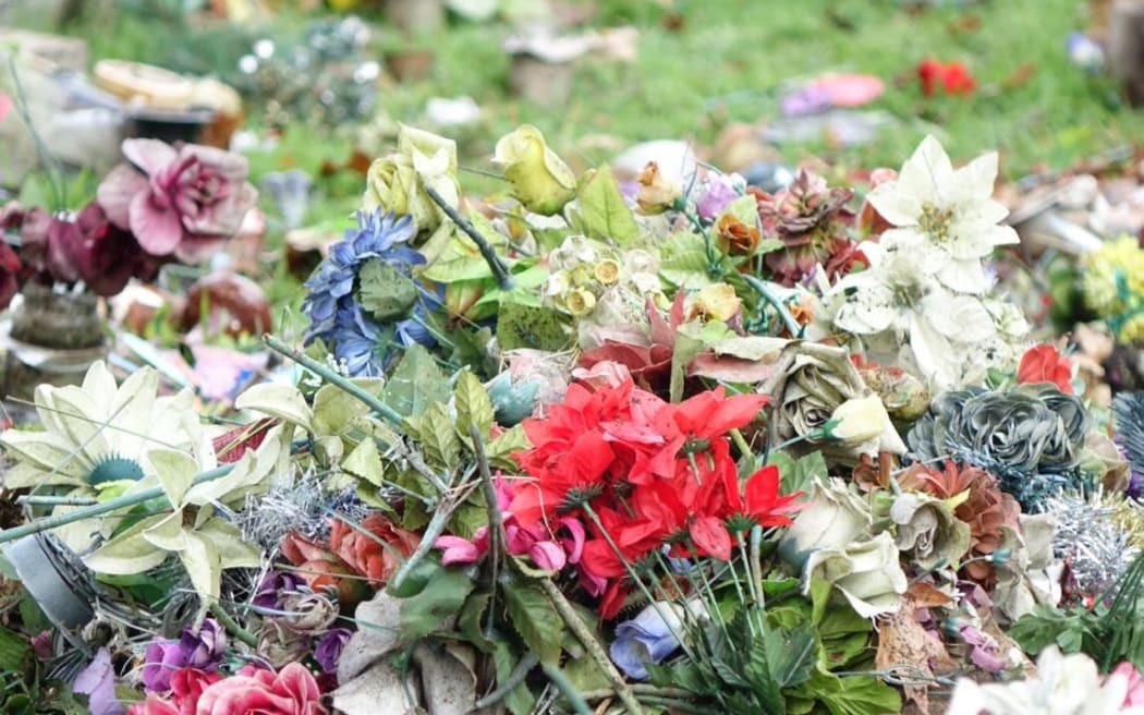 Vandalised graves