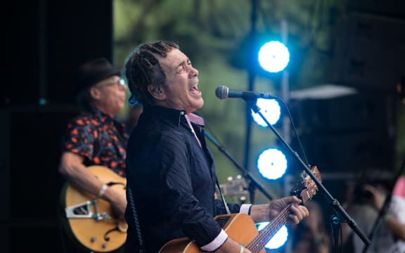 Dragon on stage at WOMAD 2018
