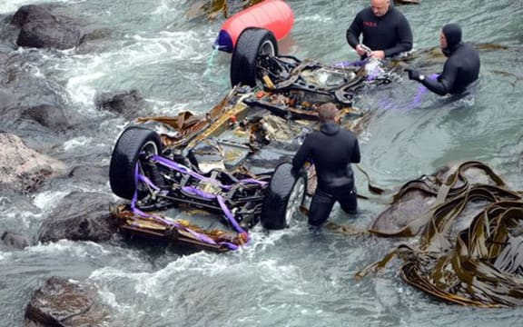 Car belonging to John Beckenridge - Curio Bay in Catlins