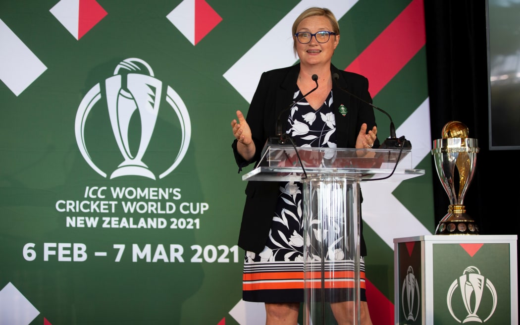 ICC Women's Cricket World Cup 2021, CEO, Andrea Nelson, during the ICC Women's Cricket World Cup Host City Announcement, held at Kohimarama Yacht Club,  Auckland, New Zealand.   23  January  2020   Photo: Brett Phibbs / PhibbsVisuals