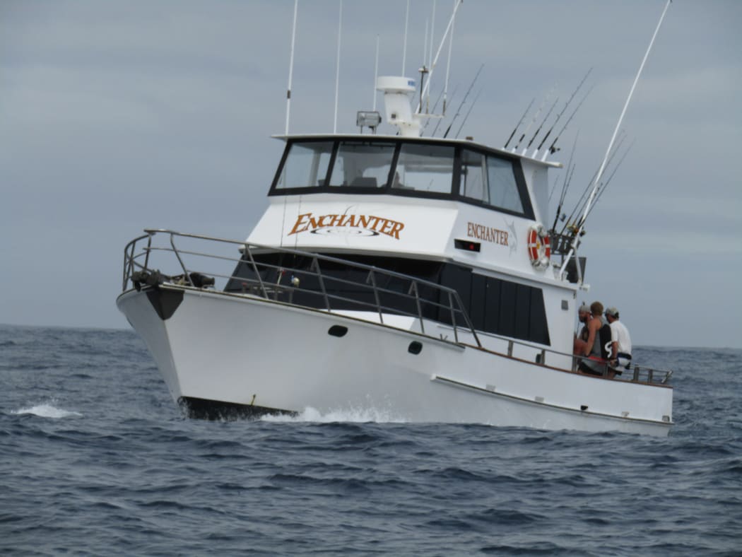 The Enchanter charter fishing vessel.