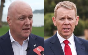 Christopher Luxon and Chris Hipkins.