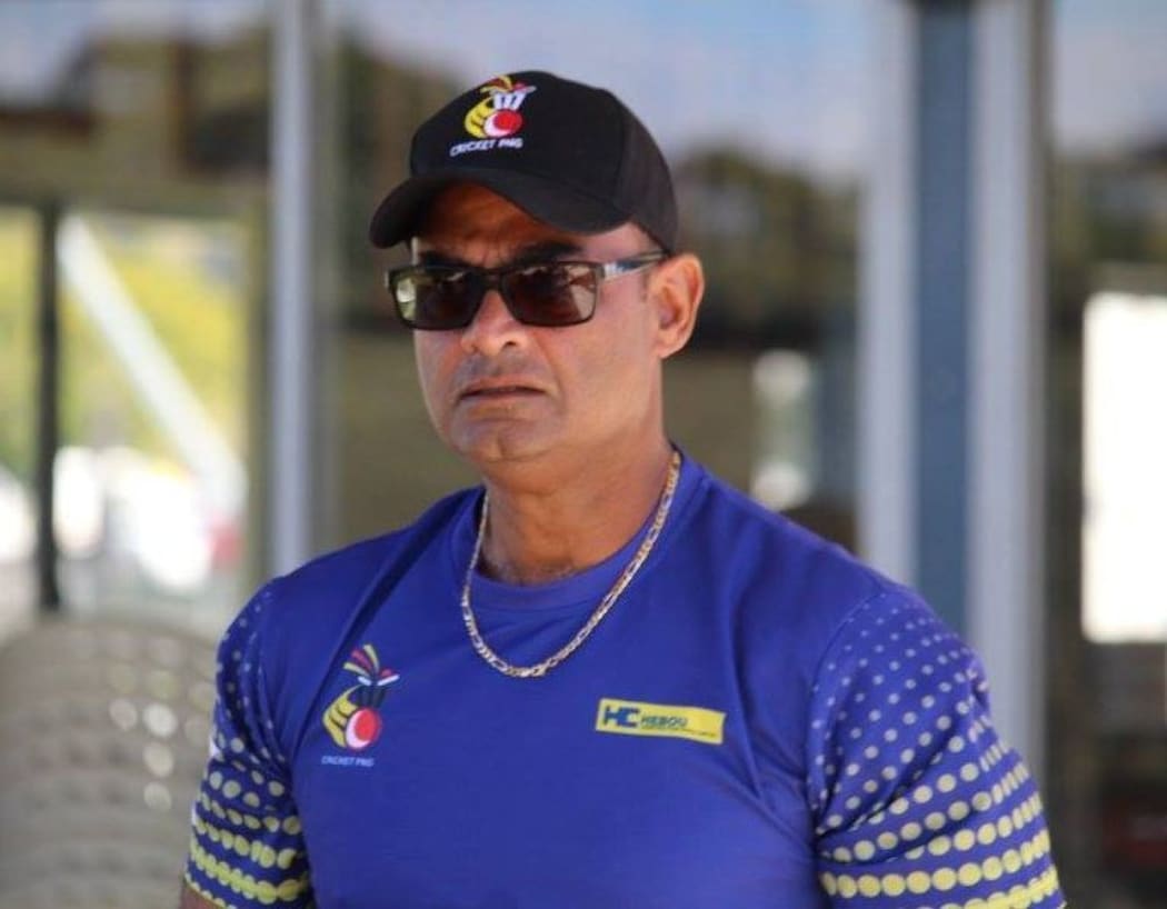 PNG Barramundis coach Dipak Patel.