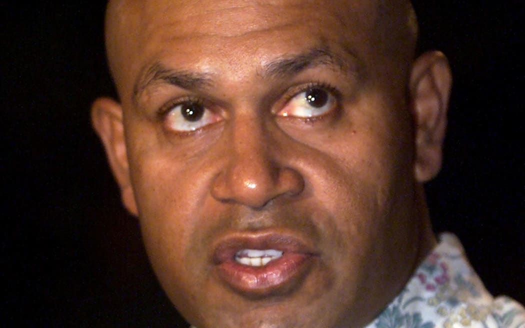 Coup leader George Speight denies that he is cornered at Parliament House in Suva 06 June 2000 where he is holding former prime minister Mahendra Pal Chaudhry's government hostage .  Fijian strongman Commodore Voreqe (Frank) Bainimarama has issued an ultimatum to George Speight's rebels to free the hostages and lay down their weapons or face the consequences.  (ELECTRONIC IMAGE)  AFP PHOTO/Torsten BLACKWOOD (Photo by TORSTEN BLACKWOOD / AFP)