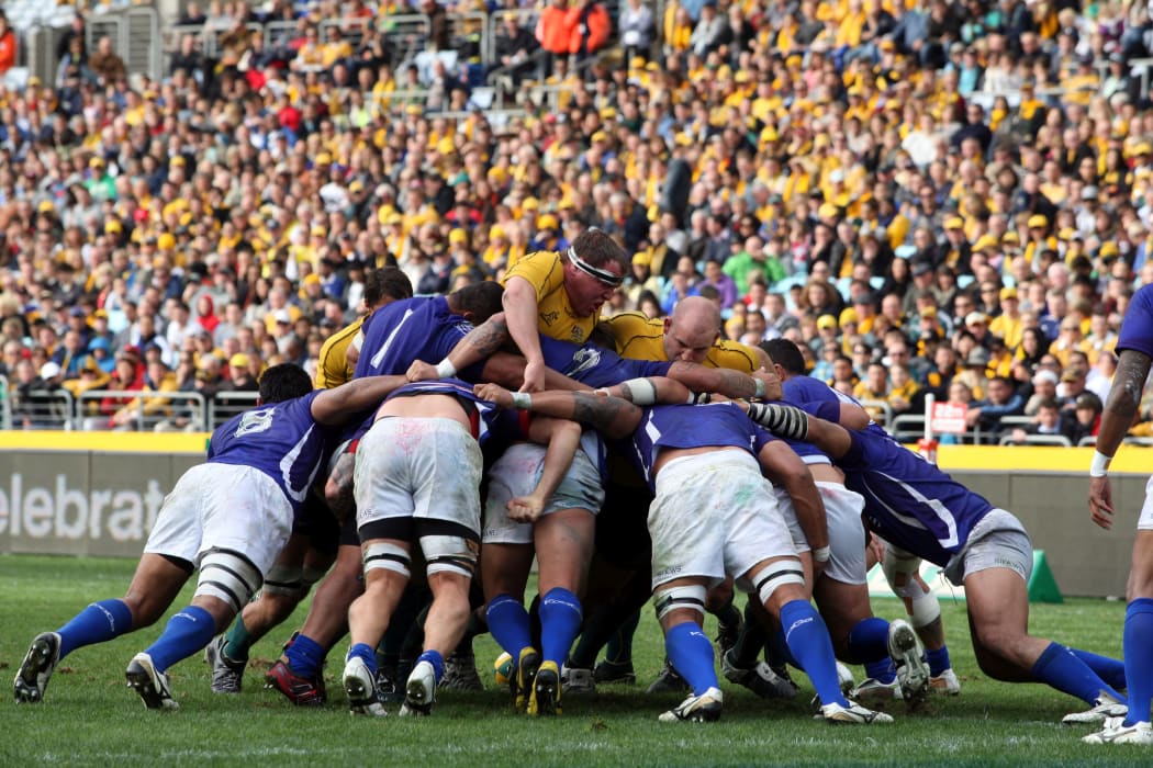 The Wallabies were stopped by Samoa in Sydney.
