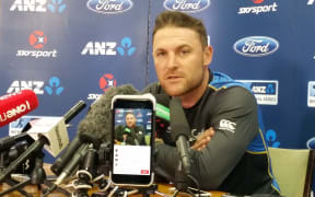 Brendon McCullum at his final pre-match press conference for the Black Caps.