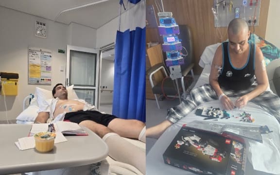 Tawhai Reti in hospital.