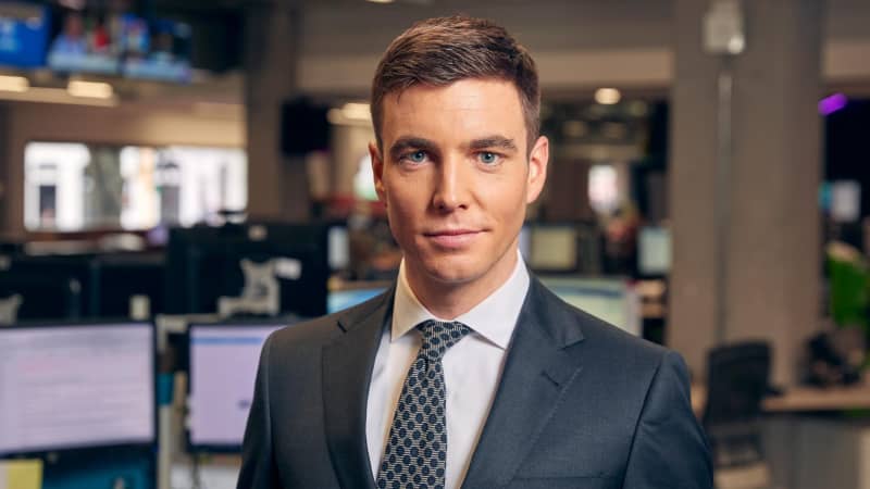 Jack Tame, host of Q+A.