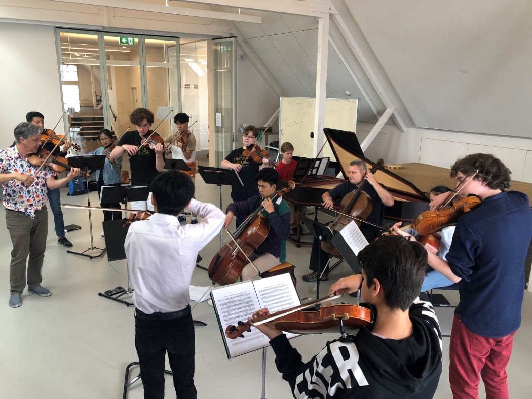 New Baroque Generation in rehearsal