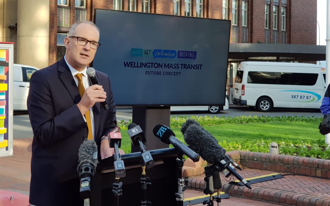 Phil Twyford announces the new $6.4b transport plan for Wellington.