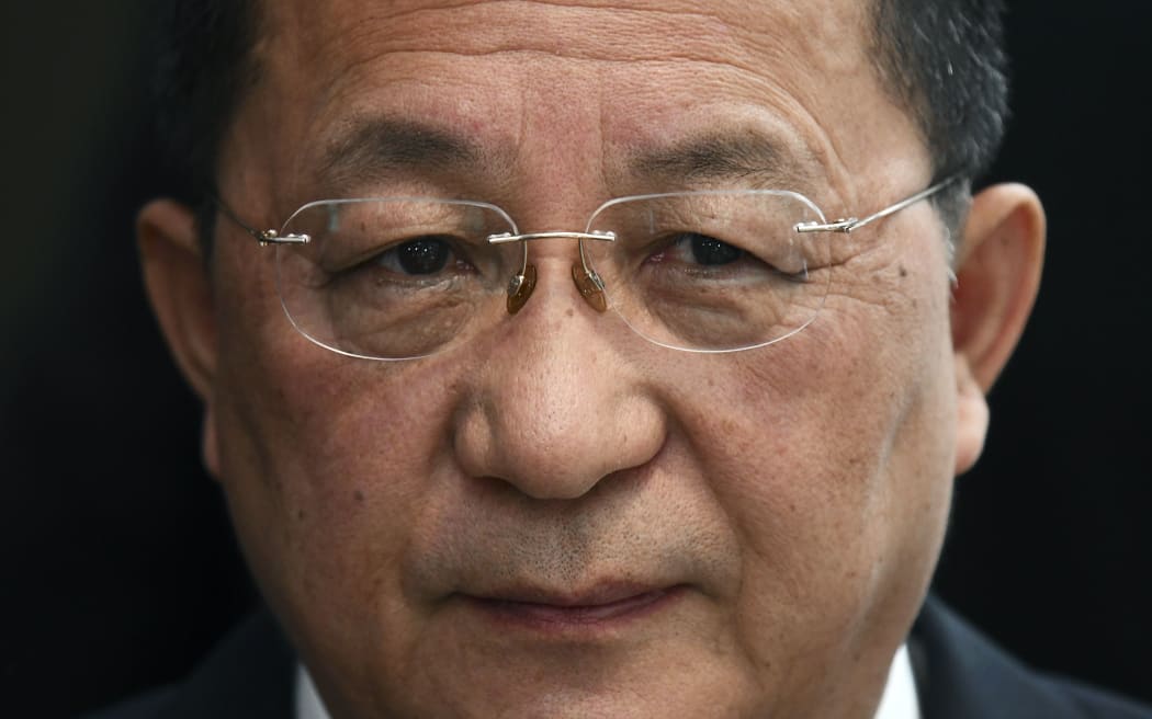 North Korean Foreign Minister Ri Yong-ho.