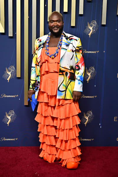 US actor Ryan Ken arrives for the 77th Primetime Emmy Awards at the Peacock Theatre at LA Live in Los Angeles on September 14, 2025. (Photo by Frederic J. Brown / AFP) / RESTRICTED TO EDITORIAL USE