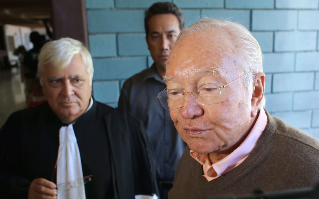 French Polynesia's veteran leader Gaston Flosse.