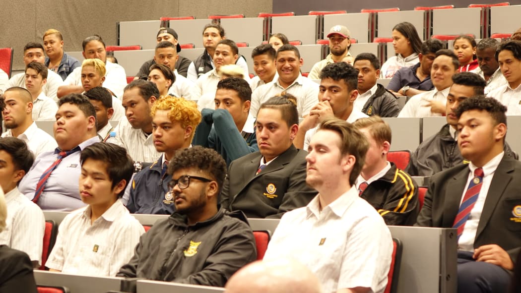 Students graduate from a South Auckland work skills programme.