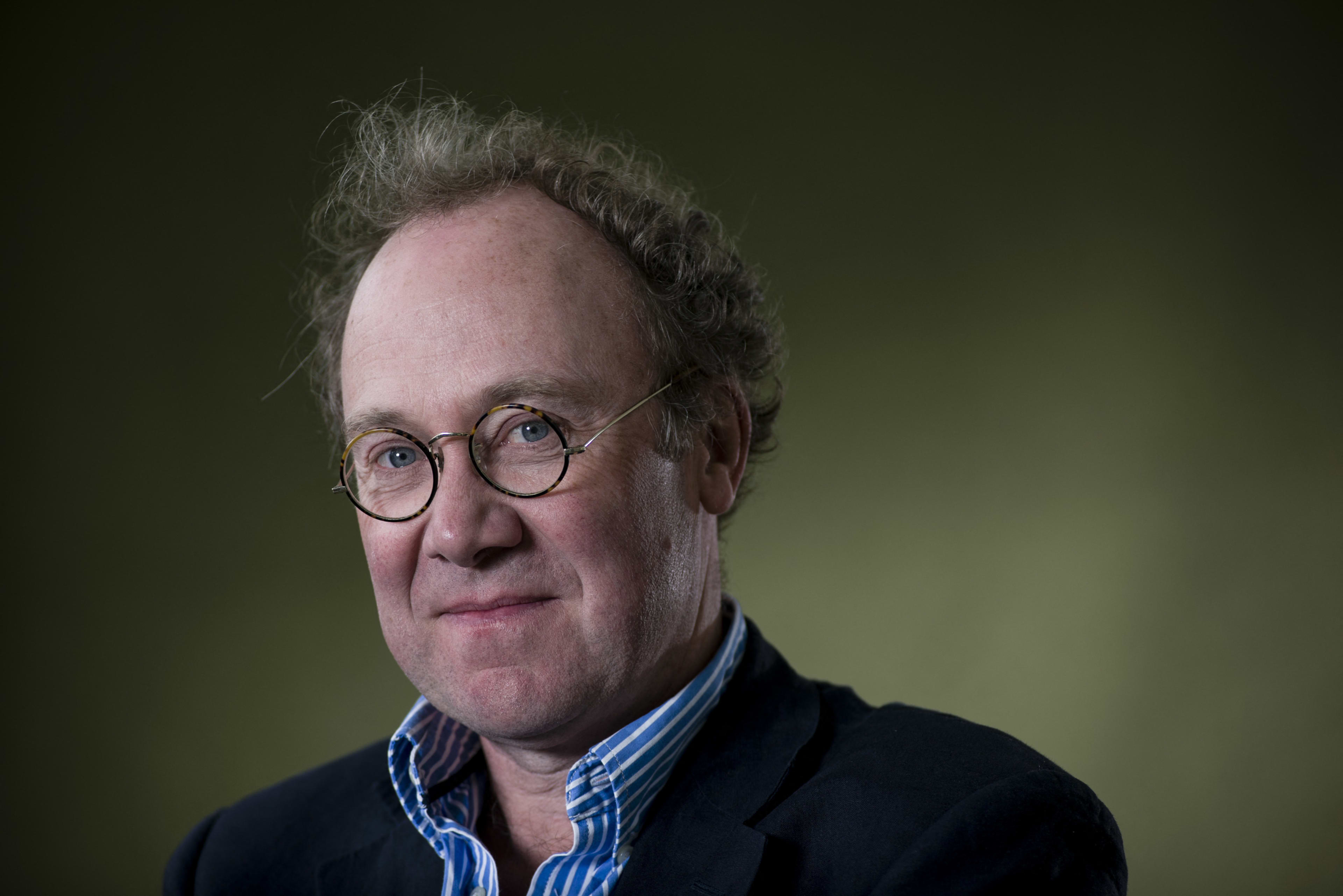 EDINBURGH, SCOTLAND, Monday 25th AUGUST 2014: British author, historian, reviewer and columnist Ben Macintyre appears at the Edinburgh International Book Festival.The Edinburgh International book festival is the world's biggest literary festival and is held in the city which since 2004 is the world's first UNESCO city of literature. (Photo by Guillem Lopez / NurPhoto via AFP)