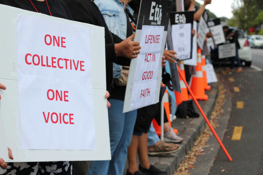 Lifewise employees are striking for the terms in their first ever collective agreement.