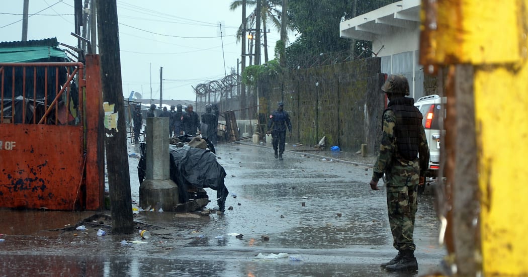 Ebola quarantine measures - Liberia.