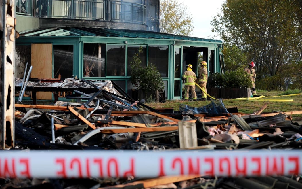 A second fire within a week has burnt more of the Gulf Harbour Country Club.