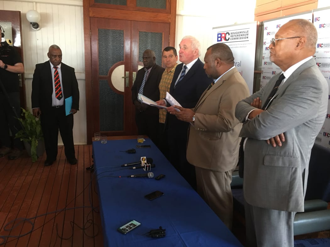 The issue of the Bougainville Referendum Writ