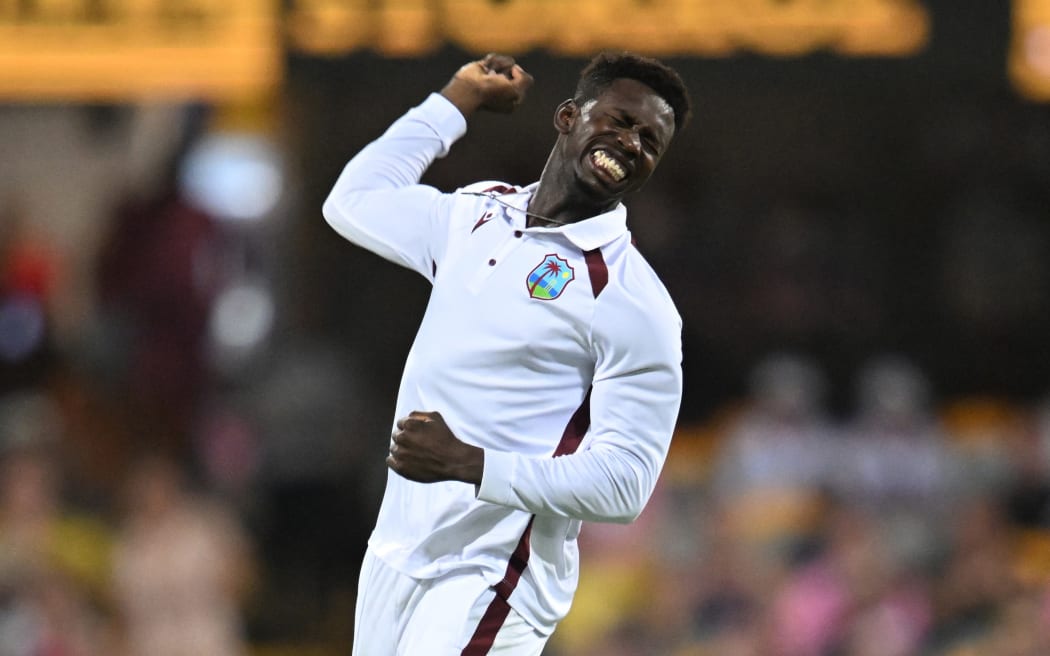 Kevin Sinclair of the West Indies.