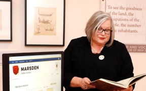 University of Otago Hocken librarian Sharon Dell.