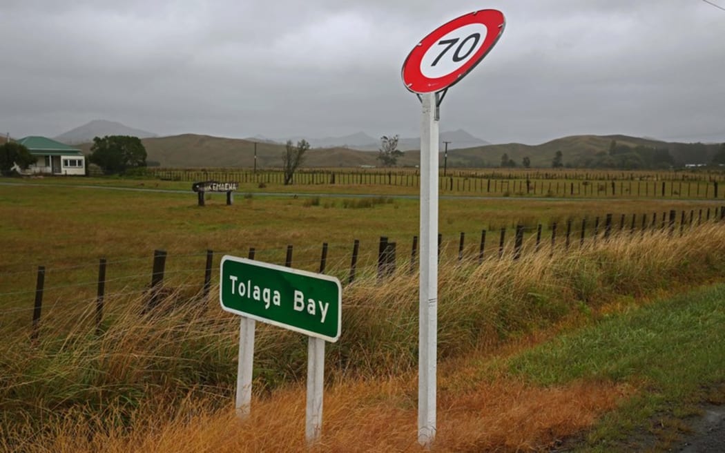 Tolaga Bay during Cyclone Pam.
