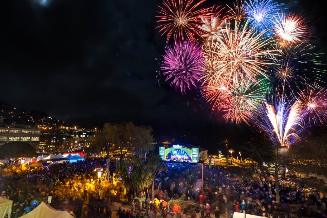 Fireworks are always a welcome sight on the opening night of the Queenstown Winter Festival.