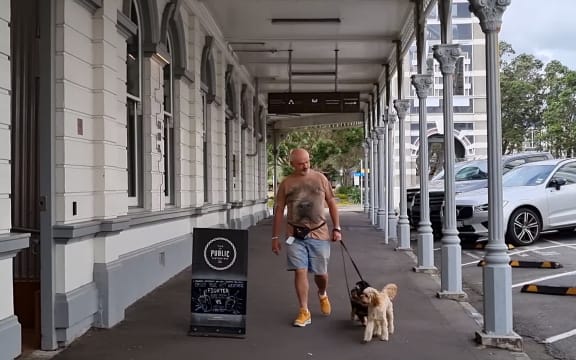 Morris West is a volunteer with hearing dogs in New Plymouth.