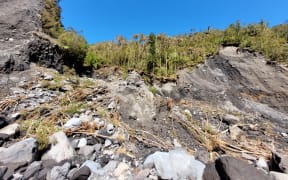 Taranaki Maunga's popular Around the Mountain Circuit has been closed until further notice due to severe storm damage and erosion wiping out sections of track.