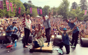 Las Cafeteras at Womad NZ
