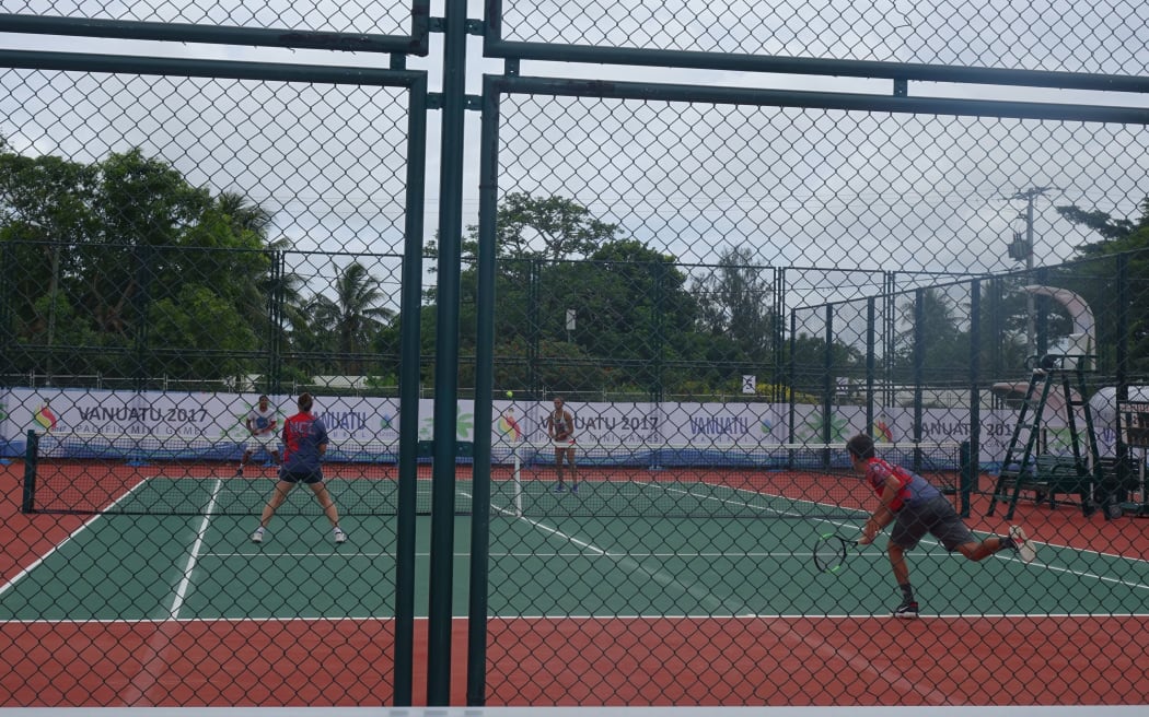 The courts at the Korman Complex in Vanuatu
