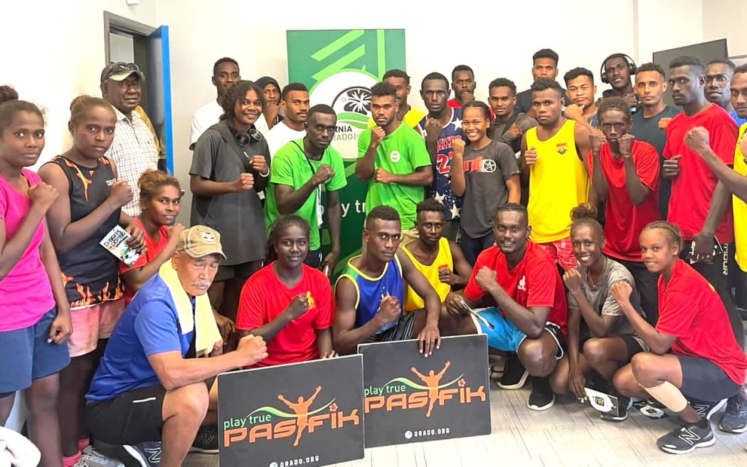 Solomon Islands boxers and coaches