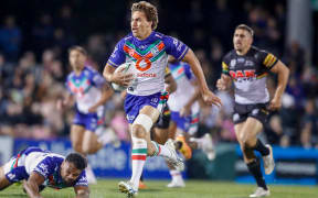 Chanel Harris-Tavita in action for the Warriors in 2022.