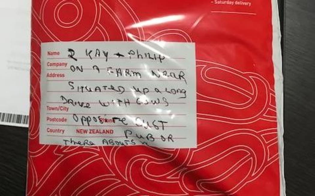 Kay Worthington's parcel.