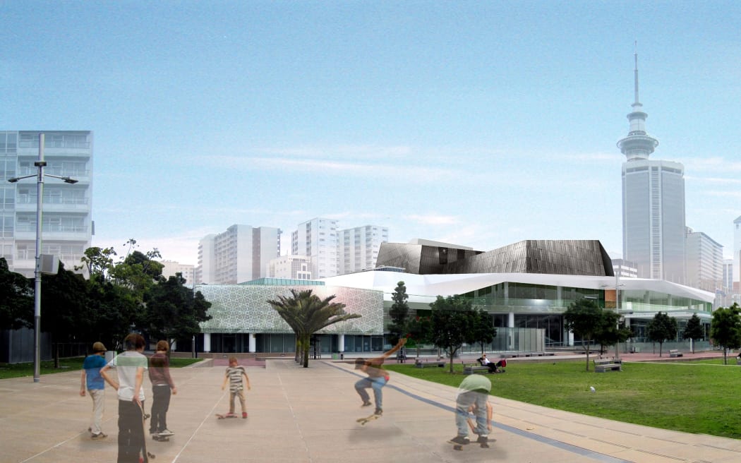 Artist impressions of the Aotea Centre after it's first major do-up in nearly 30 years.