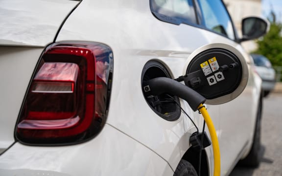 Electric vehicle charging.