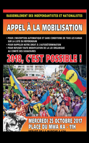 A Kanak voter enrolment poster.