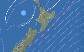 MetService weather map for 19 June 2023