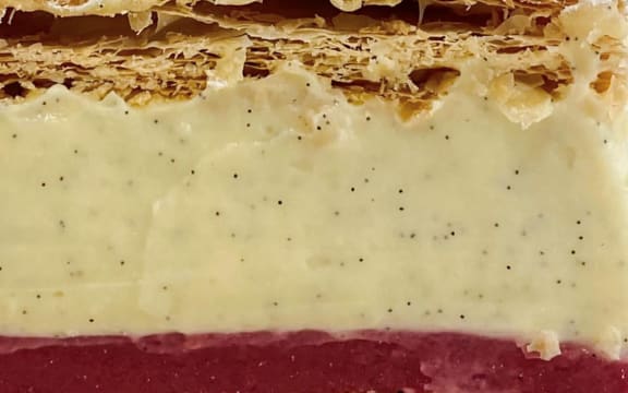 Custard slice, as made by The Daily Bread, Auckland