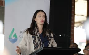 Jacinda Ardern in Gisborne.