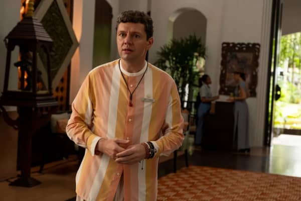 Christian Friedel on 'The White Lotus.'