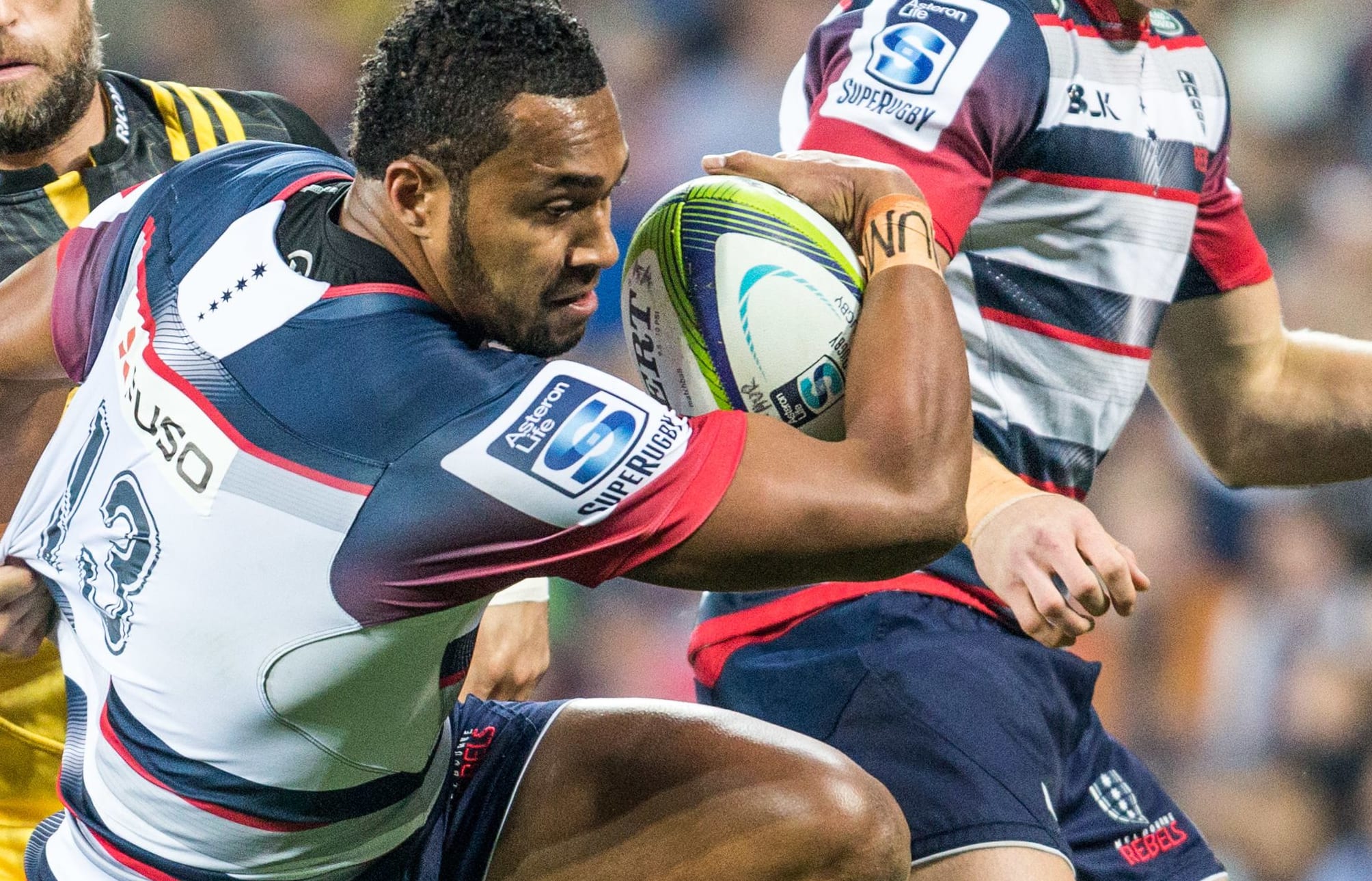 Rebels winger Sefa Naivalu.