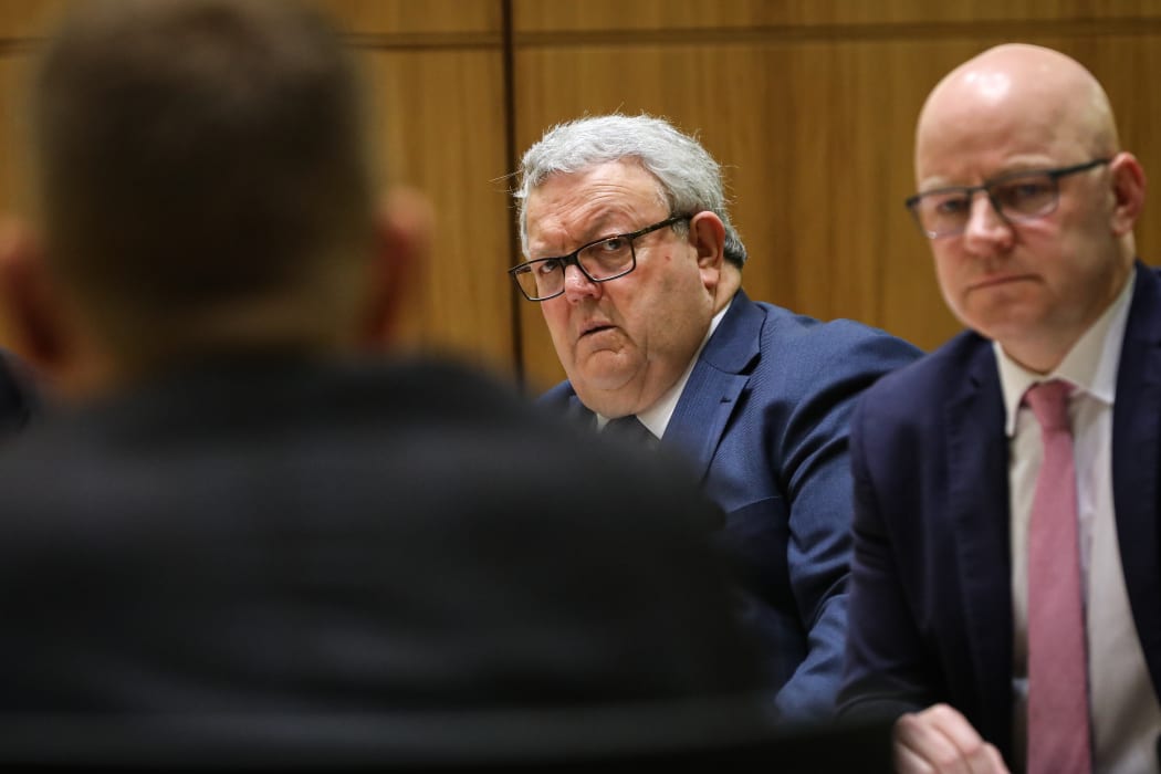 National Party MP Gerry Brownlee sitting on the Health Select Committee