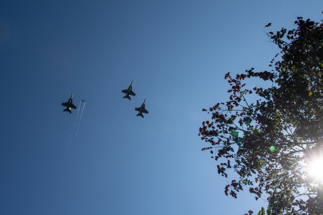 Two Australian F/A-18 Super Hornets were involved in the operation.