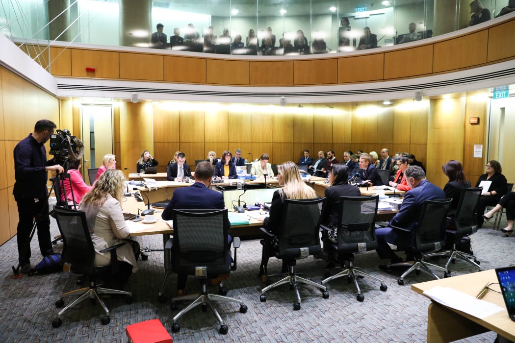 The Education and Workforce Select Committee during an Estimates Hearing for Education.