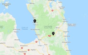 Map of Road closures / slips in Coromandel at 6.30am Monday