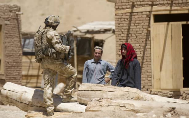 On patrol in North East Bamiyan with Kiwi Team One